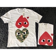 CDG PLAY SHIRT( IMPORTED) MADE IN JAPAN.100%cotton.