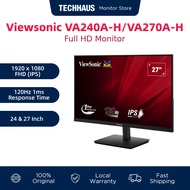 Viewsonic VA240A-H / VA270A-H (24" / 27 ") Full HD 120Hz Monitor with Fast 1ms Response Time (3 Year