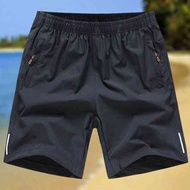 short shorts with inner lining Ice Silk Shorts Men's Outer Wear Summer Sports Shorts Trendy Loose La