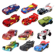 6PCS Avengers Car Alloy Toy Batmobile Captain America Hulk Ironman Spiderman Car Model Children Toy