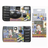 Disposable film camera Vintage camera fool camera illustration style