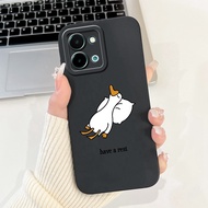 เคสสำหรับ Vivo Y28 4G ฝาครอบการ์ตูนสุนัขน่ารัก V2352 TPU นุ่มกันกระแทกเคสสำหรับ Vivo โทรศัพท์ Vivo Y