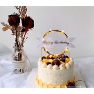 LED happy birthday forest theme round happy birthday