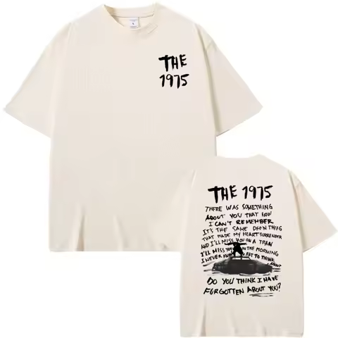 The 1975 about You Graphic Print T-shirt Being Funny in A Foreign Language Album Tshirt Men Women Hi