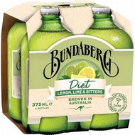 Bundaberg Lemon Lime _ Bitters Drink (Non-Alcoholic Beverage From Australia) 4 x 375ml