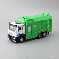 🚓Skyhawk Simulation Alloy Car Model Heavy-Duty Sanitation Cleaning Trolley Truck Rubbish Collector Power Control Toys So