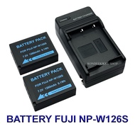 NP-W126 \ W126 \ W126S \ W126S แบตเตอรี่ \ แท่นชาร์จ \ แบตเตอรี่พร้อมแท่นชาร์จสำหรับกล้องฟูจิ Batter