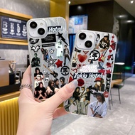 Singer Tom Bill Kaulitz Tokio Hotel Big Hole Father Pattern Blinged Laser Cell Phone Case Cover For 