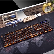 (Clearances) K-Snake KM320 Wired Mechanical Gaming Keyboard Mouse Combo Set Value Buy