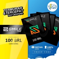 [Instant Kirim] SMILE ONE CODE 1000 COINS / 100 BRL
