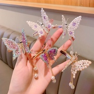 (Adelineacc23) BUTTERFLY STYLE CHILDREN'S ROCKING HAIR CLIP / BUTTERFLY HAIR CLIP CAN MOVE WITH SPRI