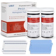 50 Jalur Ujian (Hanya Jalur Ujian) untuk Meter Ujian Hemoglobin Darah URIT PH-01/PH-01A