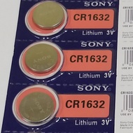 CR1632 ( Sony ) 1pcs Lithium 3V Watch Battery for Watches , Calculators , Thermometers and Electroni