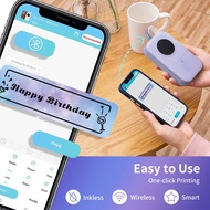 Phomemo เครื่องพิมพ์ฉลากไร้สายแบบ D30เครื่องพิมพ์ฉลากเครื่องปริ้นตราด้วยความร้อนขนาดเล็กแบบพกพาสติกเกอร์พิมพ์อิงค์เจ็ท PrinterFVBG