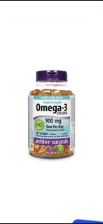 Webber Naturals Omega-3 EPA/DHA 900mg魚油丸