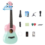 23-Inch Two-Tone Wooden Mini Guitar Ukulele Mini Guitar Mini Guitar for Beginners A