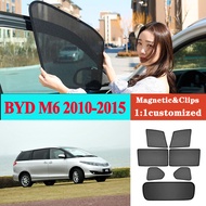 For BYD M6 2010-2015 BYD M6 2010-2015 Car Window Sunshade Magnetic Curtain Sun Shade Visor Net Mesh 