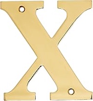 Deltana RL4X-CR003 4-Inch Residential Letter x House Board