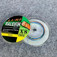 Raleigh PE X8 Invisible Anti-Twisting Fishing Line