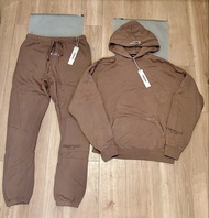 Fear of God Essentials 棕色 連帽衛衣 衛褲 套裝