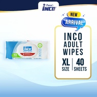 Pureen INCO Adult Wipes (Fragrance Free) XL 40'S