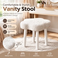 Solid wood makeup stool household dressing table dedicated chair girls bedroom light luxury high-end