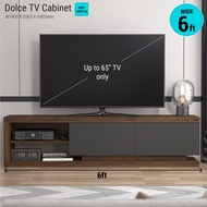 Tomato Home Dolce 6ft Tv Cabinet Up to 65inch Tv - Kabinet Tv - Tv Cabinet 65Inchi - Kabinet Rak