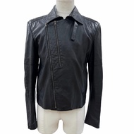 Excellent condition □ GUCCI Vintage Leather Tom Ford Era Single/Double Rider Jacket Black Size 46 Ma