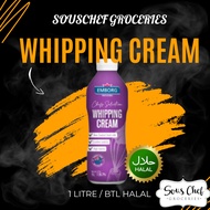 EMBORG WHIPPING CREAM 35.7% CHILLED 1KG/PKT HALAL