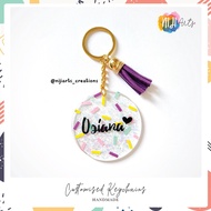 [SG LOCAL] Sprinkles Inspired Customised Keychain / Bag Tag / Accessories / Handmade / Personalised Keychain