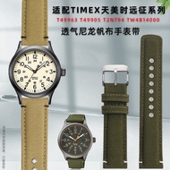 Suitable for TIMEX TIMEX Expedition Series T49963 T49905 Waterproof Nylon Canvas Watch Strap Men 20m