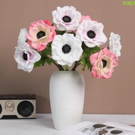 ROBEN Artificial Anemone, Real Touch Lifelike Silk Anemone Flowers, Floral Accessories Realistic Pla