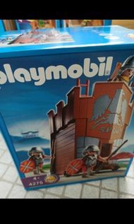 全新 公司貨 德國 Playmobil 4275 羅馬 軍隊 戰爭塔 摩比 老件 老摩 絕版 XXL 動物 歷史 展示