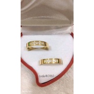 10k saudi gold wedding ring set 10k gold couple ring 850