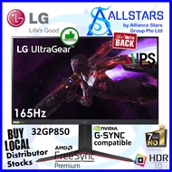 (ALLSTARS : We are Back / PROMO) LG 32GP850-B / LG 32GP850 UltraGear™ 31.5'' QHD Nano IPS Gaming Monitor with NVIDIA G-SYNC® Compatible (Warranty 3years on-site with LG SG)