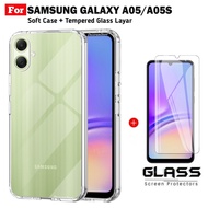 LAYAR Soft Case SAMSUNG GALAXY A05 A05S Clear Silicon Bening Free Anti-Scratch Mobile Phone Screen