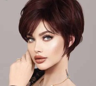 Wig Wanita Wig Shorty Wig Tomboy Wig Wanita Pendek Wig Korean Style Wig Pendek Hair Extension Variou