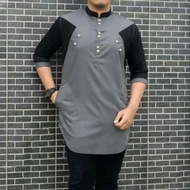 BAJU KOKO PRIA LENGAN PANJANG DEWASA TERBARU GAMIS COWOK JUMBO SOPIN