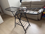 Foldable Drying Rack for Laundry 黑色可折疊曬衣架