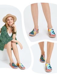 【 Uin 】西班牙原創設計 | 葉紋 彩繪休閒 女鞋