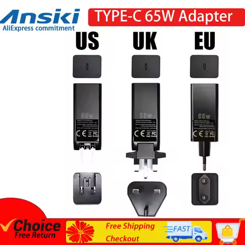 Pine64 TS101 HS 01 65W PD Charger Type-C Power Supplies for Pinecil Soldering Iron Mobile Phone with