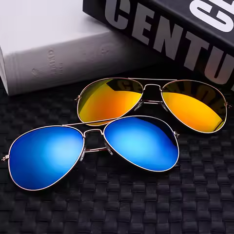 Ready Stock M'sia Original VEITHDIA Men Sunglasses UV400 for Travel, Driving, Fashion Aviator Alloy 