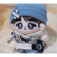Evelyn (Doll) 10CM Clothes Replacement Outfit Miniature Back street style Hoodie Pants Bag Hat Acces