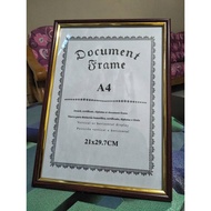 Certificate A4=3.99RM X 4PCS / Picture Frame A4/ Frame Gambar Sijil A4/ FRAME A4 Murah / A4 Frame certificate Document