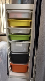 IKEA TROFAST 收納箱連櫃桶