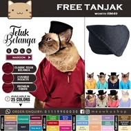 Baju Melayu Kucing Teluk Belanga (Cat Photoshoot Prop Costume Raya)