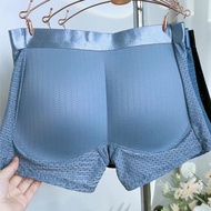 Men's Hip-Lifting Boxer Briefs Hip Thickened Sponge Buttocks Plump Peach Split Comfortable Breathabl