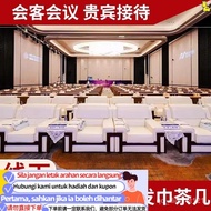 Get 7% coupon+gift】rence Sofa VIP Reception Sofa and Tea Table Combination Fabric Leather Single Sea