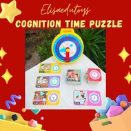Time puzzle time table jigsaw puzzle clock toy