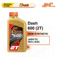 BHP Dash 600 2T Semi Synthetic Motorcycle Oil (1L) : (FOC buckle keychain)